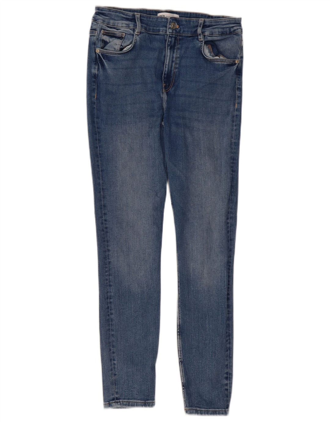 Damskie jeansy skinny Zara EU 40 Medium W30 L28 Niebieskie