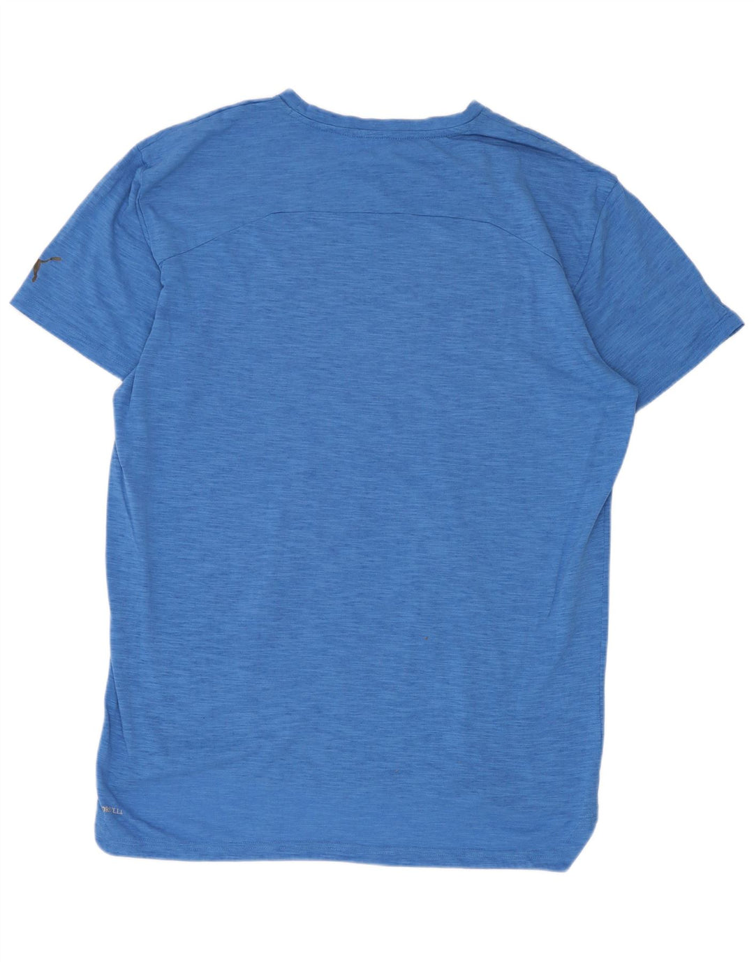 Męski T-shirt z grafiką Puma, średni niebieski