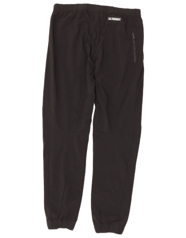 Damskie spodnie dresowe Adidas Joggers UK 10 Small Black Nylon