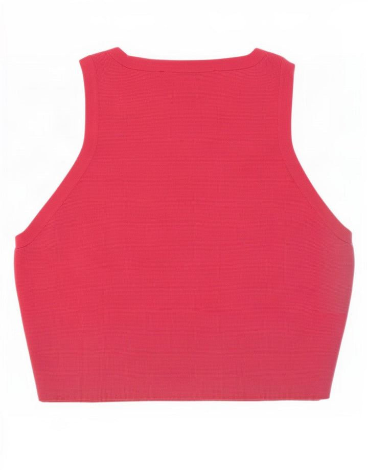 Damski krótki top Zara UK 12 w kolorze średniego różu