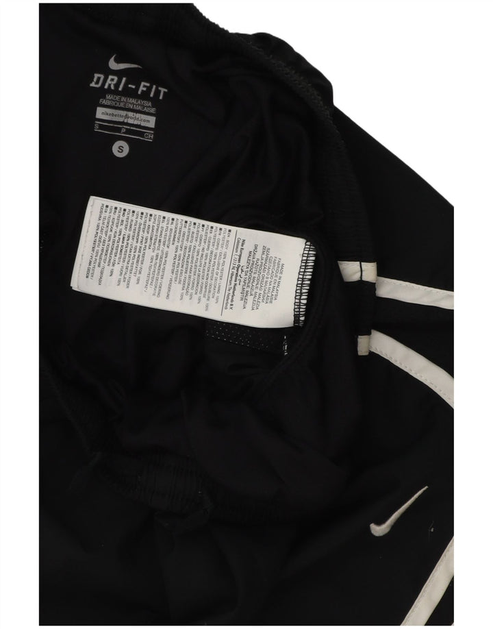 Damskie spodenki sportowe Nike Dri Fit UK 8, małe, czarne, poliestrowe