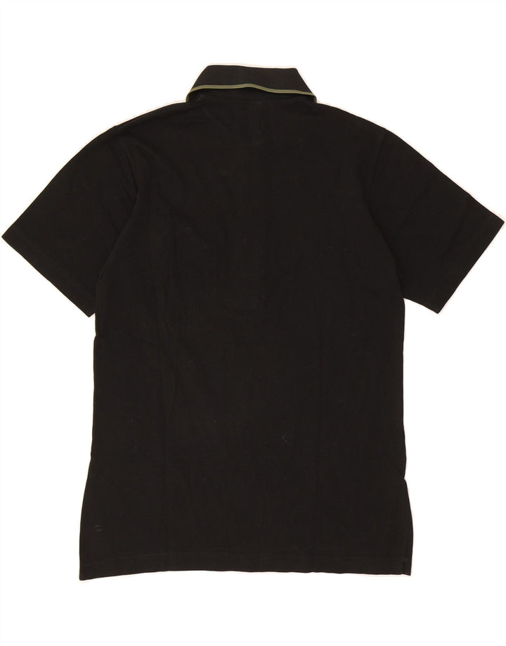 DIADORA Mens Polo Shirt Medium Black Cotton Vintage Diadora and Second-Hand Diadora from Messina Hembry 