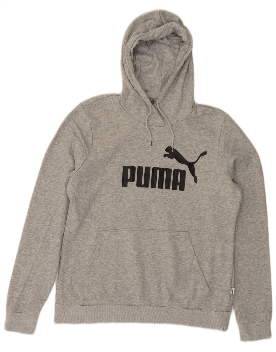 Damski sweter z kapturem i grafiką PUMA UK 16, duży, szary, nakrapiany