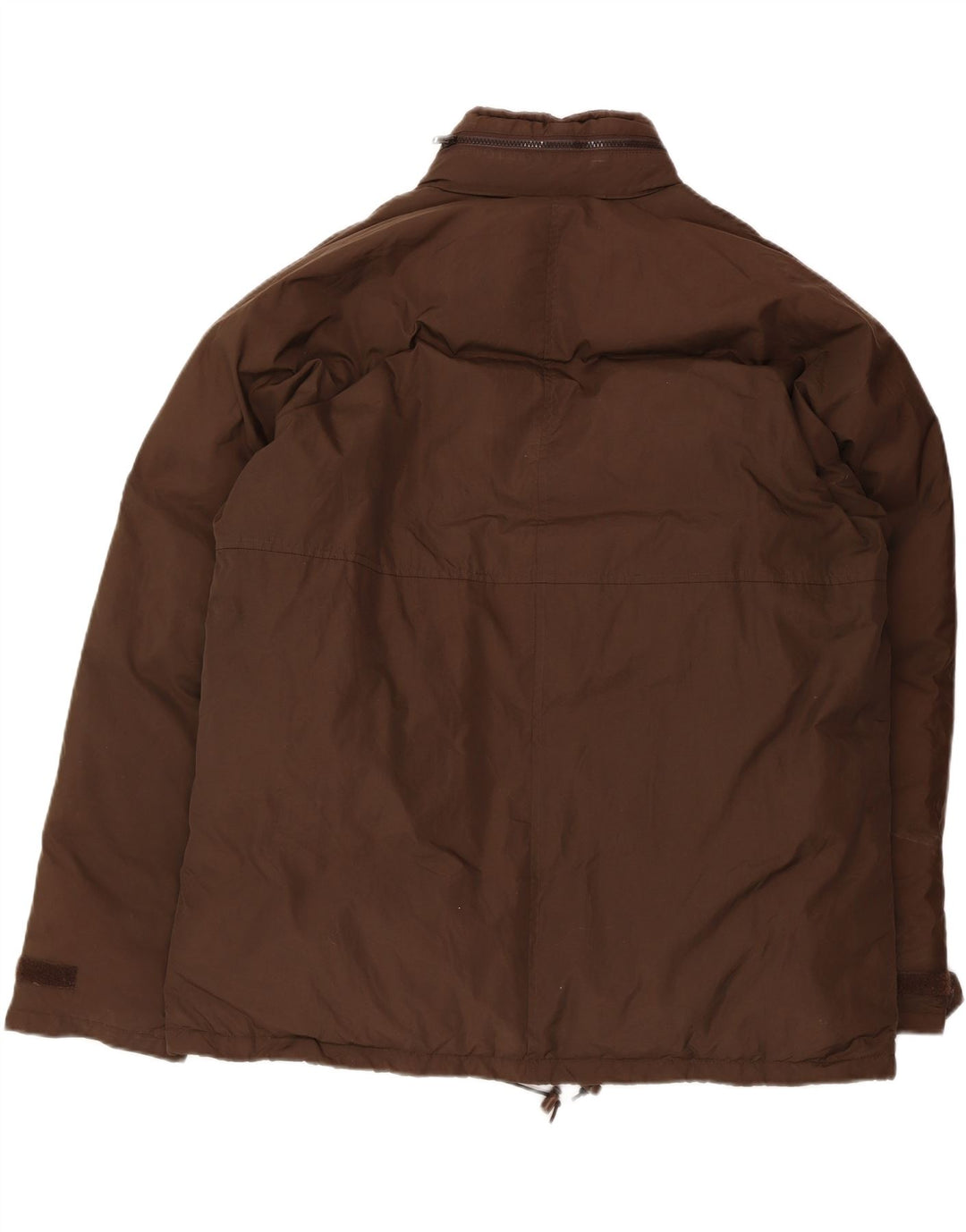 CALVIN KLEIN JEANS Męska ocieplana kurtka z kapturem UK 42 XL, brązowy nylon