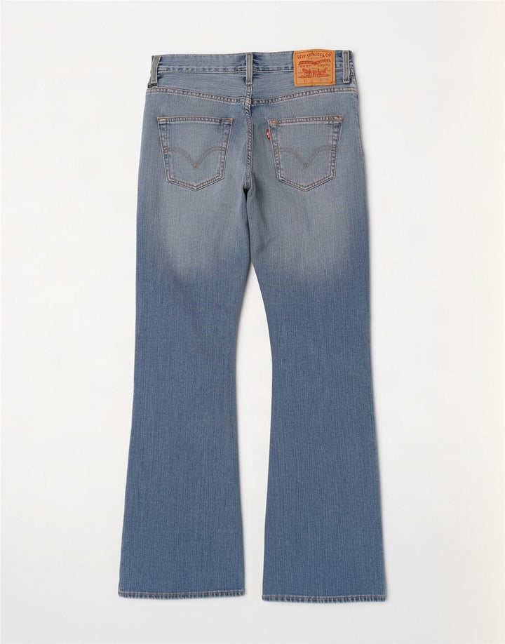Męskie jeansy Levi's 507 Slim Bootcut W31 L34 Niebieska bawełna