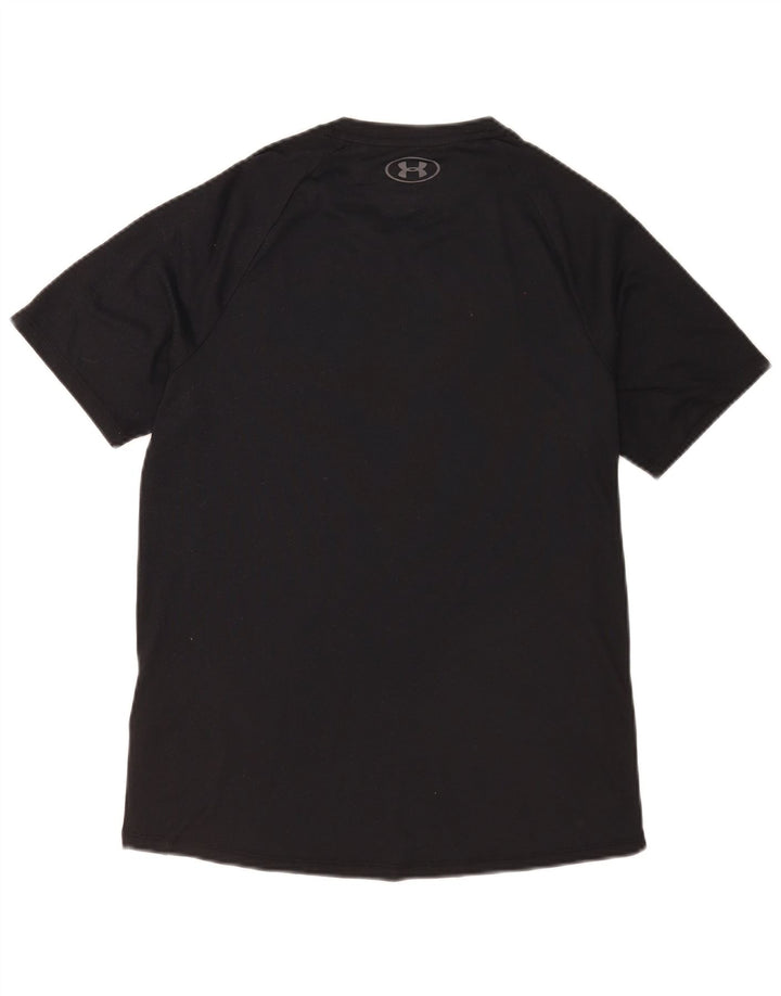 Męski t-shirt Under Armour Heat Gear, mały, czarny poliester