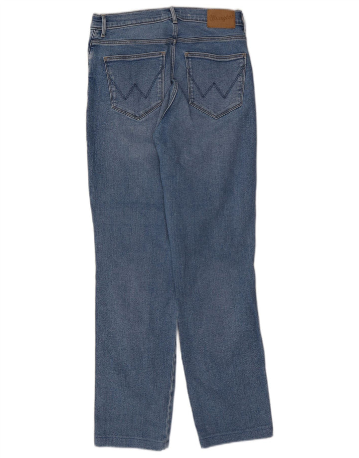 Damskie proste dżinsy Wrangler W28 L28 Niebieskie bawełniane