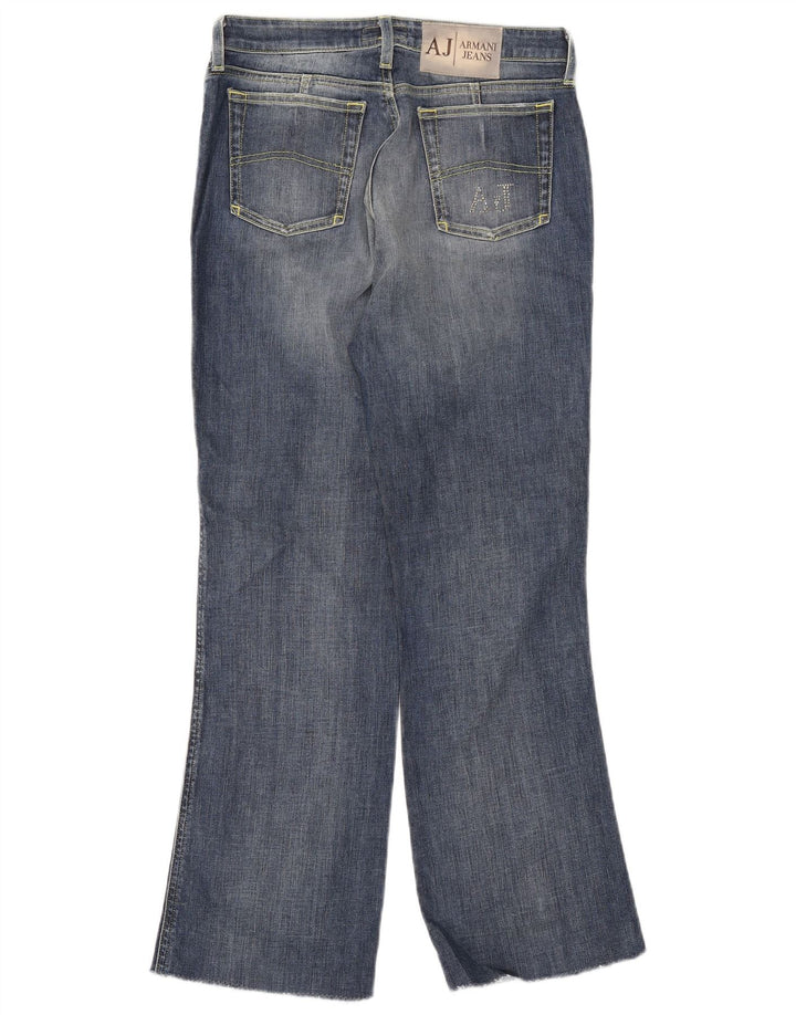 Damskie jeansy Bootcut Armani W29 L30 Niebieskie bawełniane
