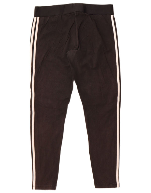 Legginsy damskie Adidas UK 16/18, duże, czarne, bawełniane