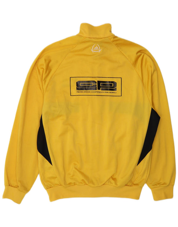 Męska kurtka dresowa Adidas Graphic UK 44/46, duża, żółta, blokowa