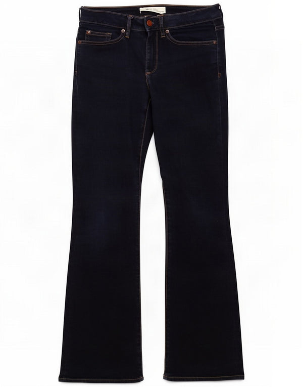 Jeansy damskie Curvy Bootcut W28 L31 Granatowe, bawełniane