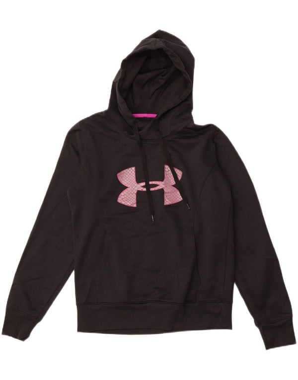 Damski sweter z kapturem UNDER ARMOUR Cold Gear Graphic UK 14, średni czarny