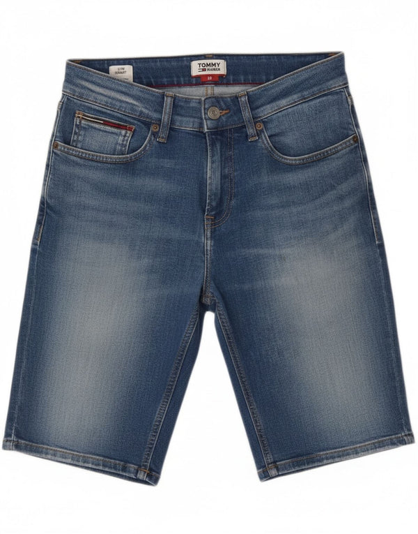 Męskie spodenki jeansowe Tommy Hilfiger W28 Small Blue Cotton
