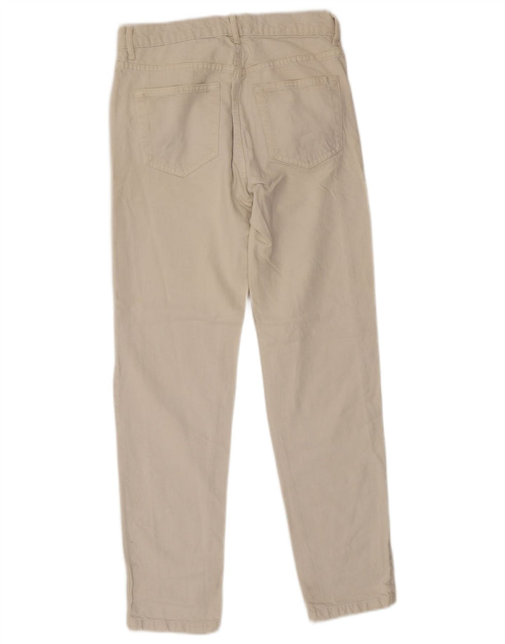 Męskie jeansy slim fit Zara EU 38 Small W30 L30 Biała bawełna