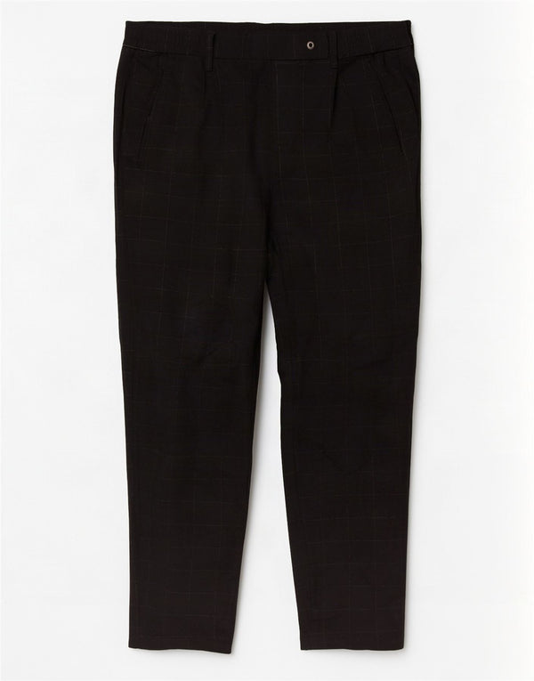 Męskie zwężane spodnie Chino Jack & Jones W32 L26 w czarną kratkę