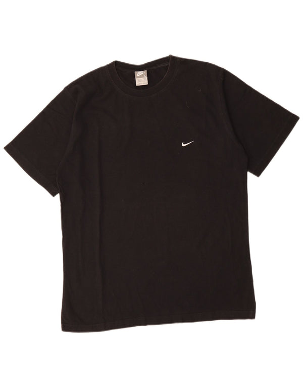 T-shirt męski NIKE Top UK 42/44, duży, czarny, bawełniany