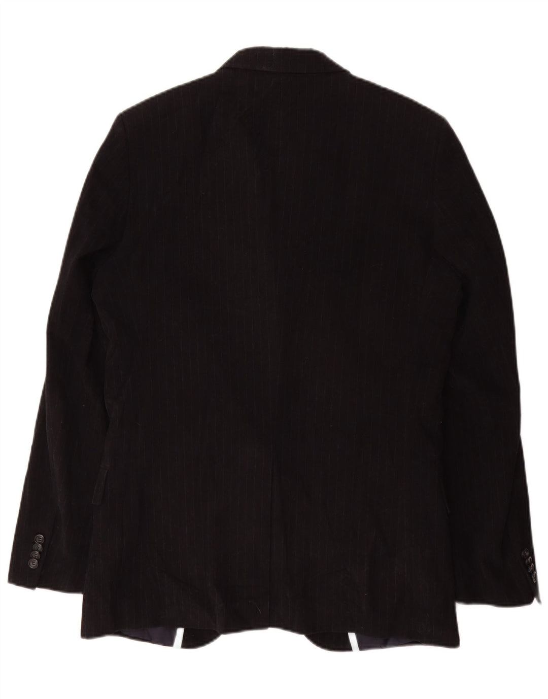 Męska marynarka zapinana na 2 guziki HUGO BOSS EU 50, duża, czarna, bawełniana w prążki