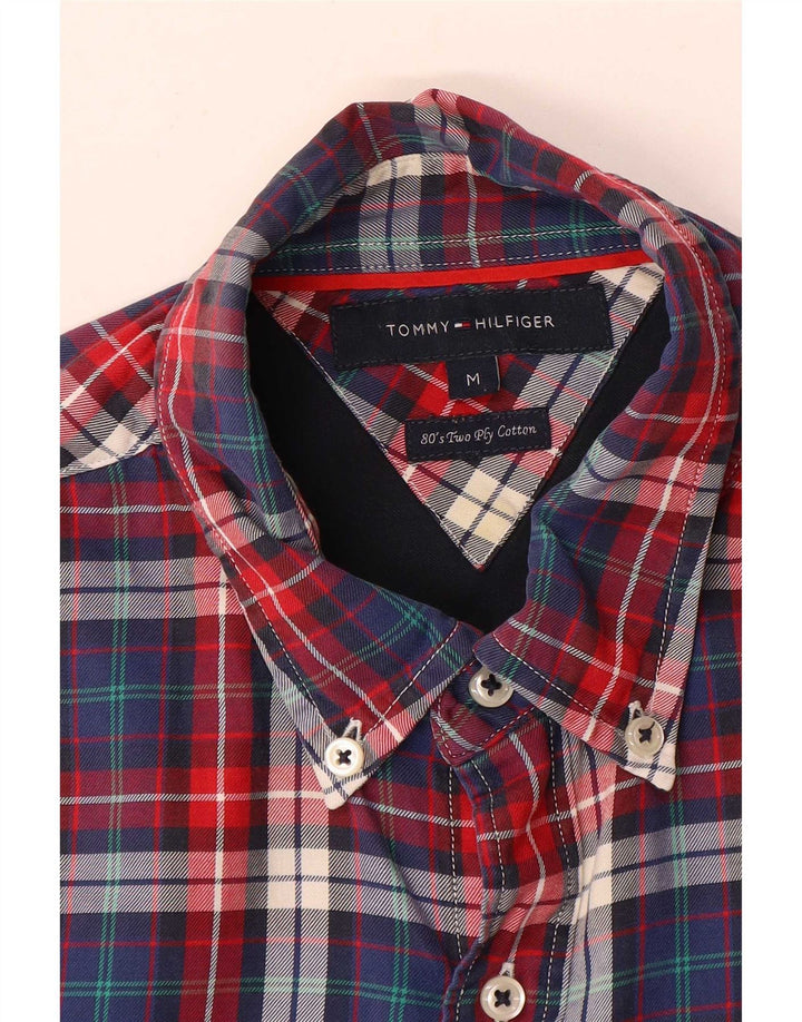 Koszula męska Tommy Hilfiger, bawełniana w czerwoną kratę