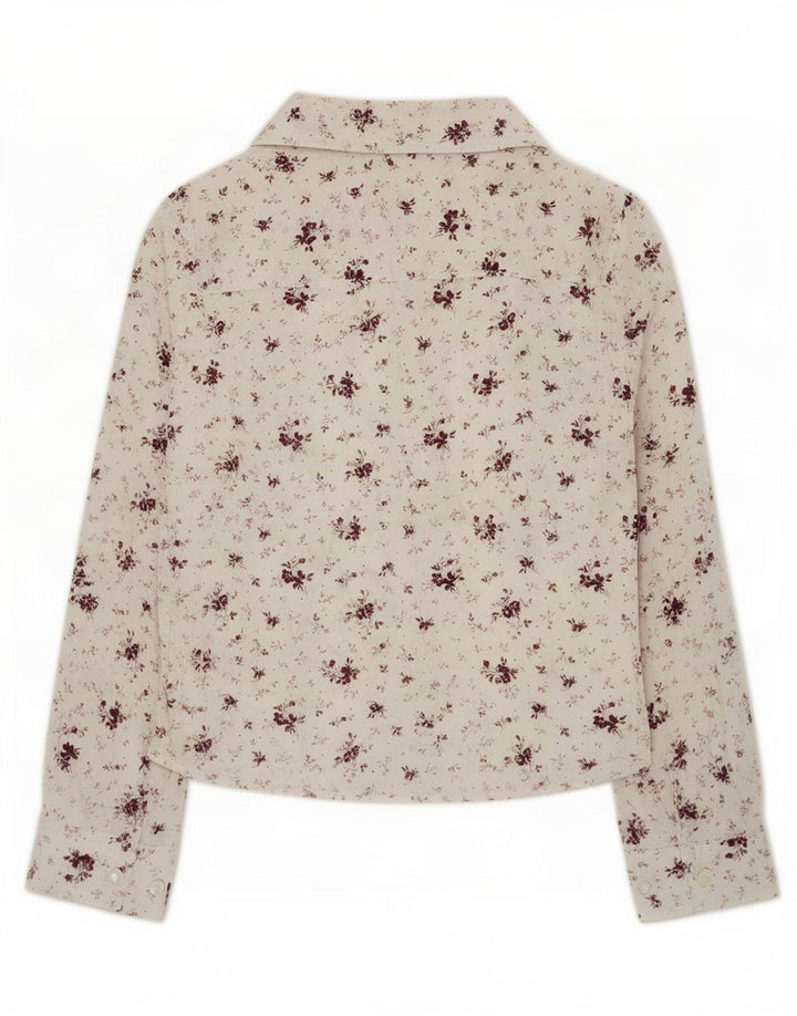 Koszula damska Laura Ashley UK 12 Średniobiała w kwiaty