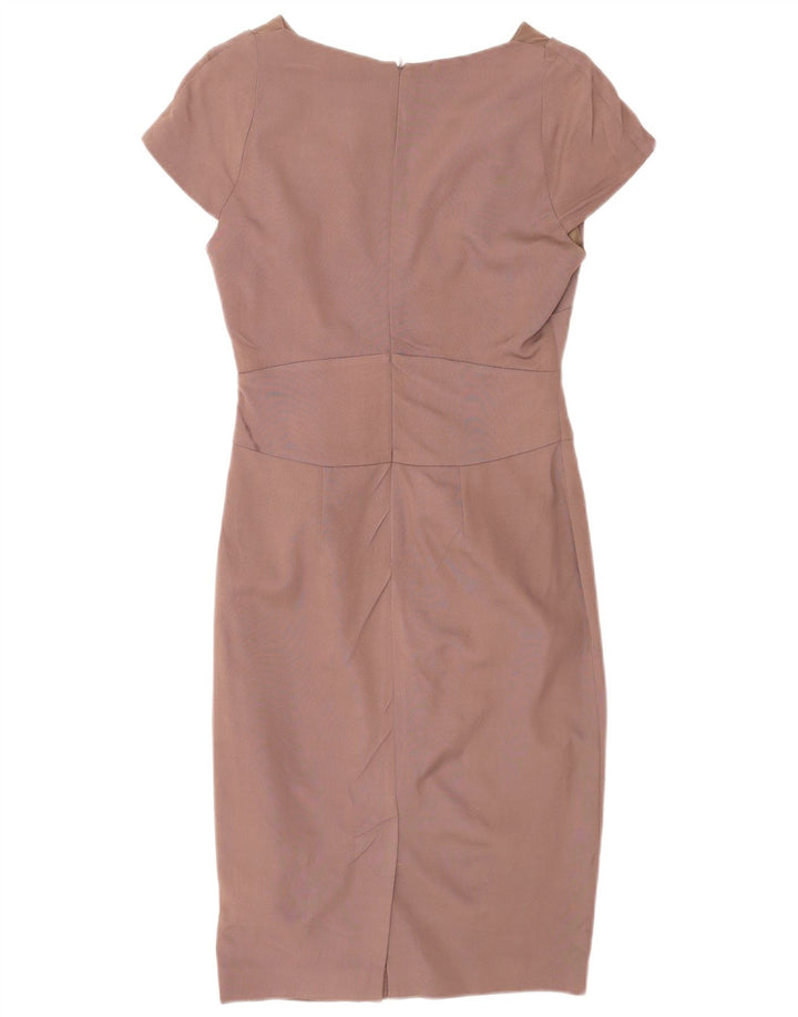 Damska sukienka płaszczowa Reiss UK 8 Small Brown wiskoza