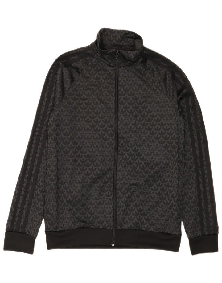 Chłopięca bluza dresowa Adidas z grafiką, 12-13 lat, czarny poliester