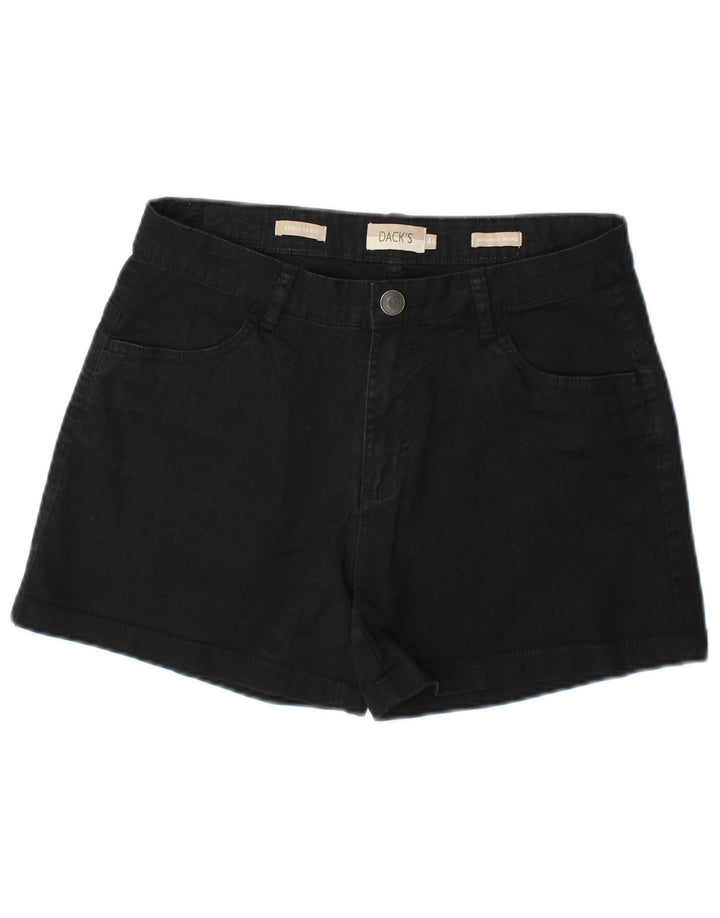 Damskie spodenki jeansowe DACK'S IT 44 Medium W28, czarne, bawełniane