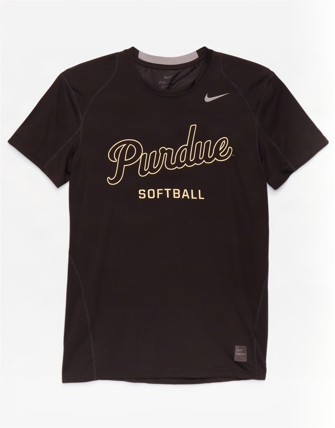 Męski T-shirt z grafiką Nike Dri Fit, średni czarny poliester