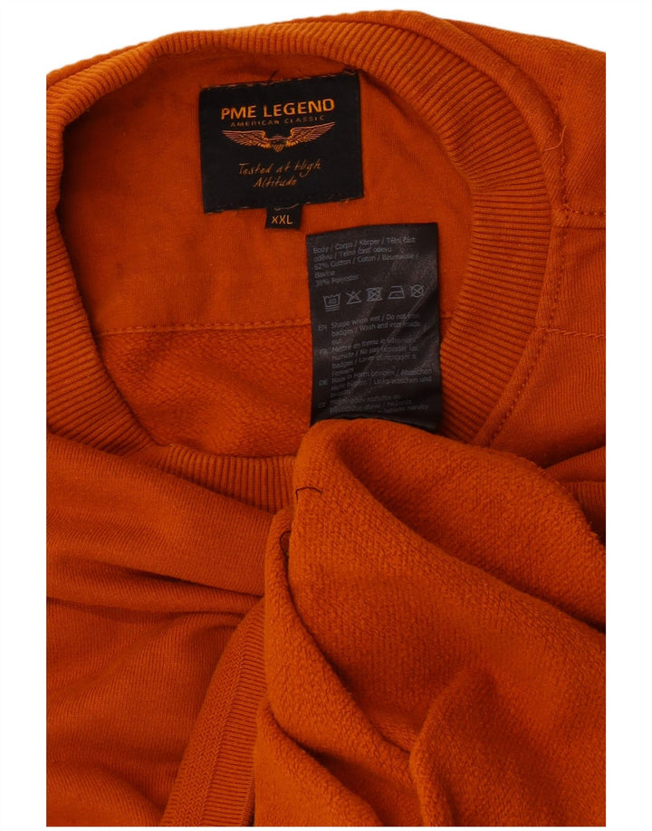 Bluza męska Pme Legend 2XL Pomarańczowa bawełna