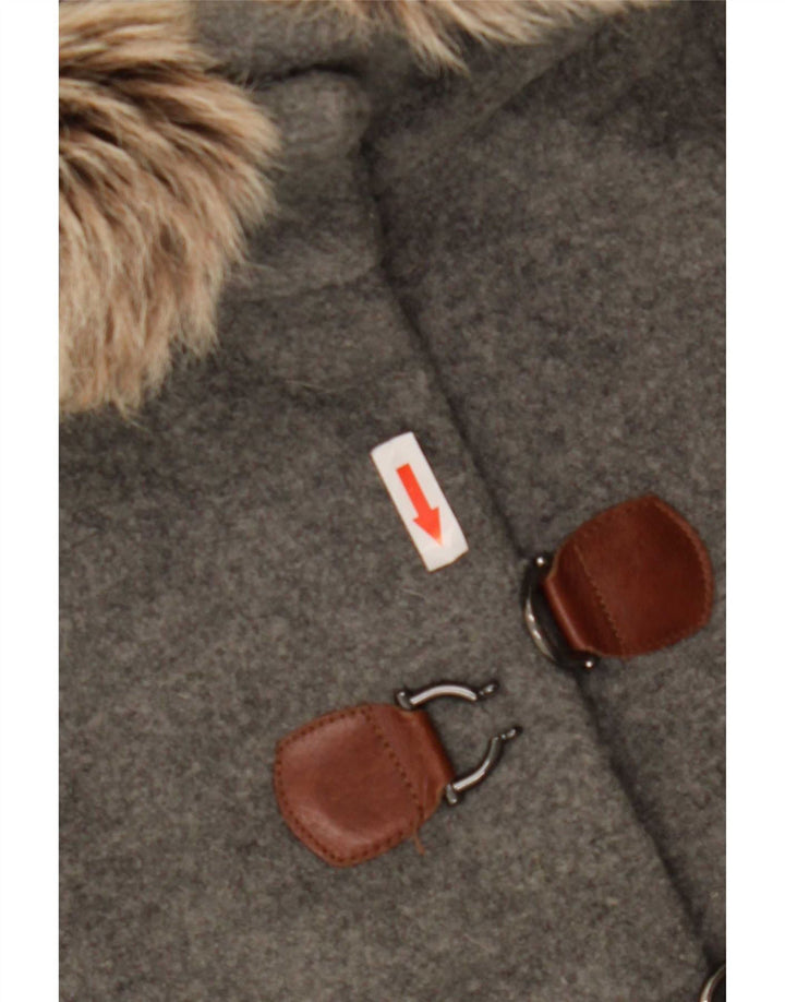 Damska kurtka marynarska Massimo Dutti UK 10 Small, szara wełna