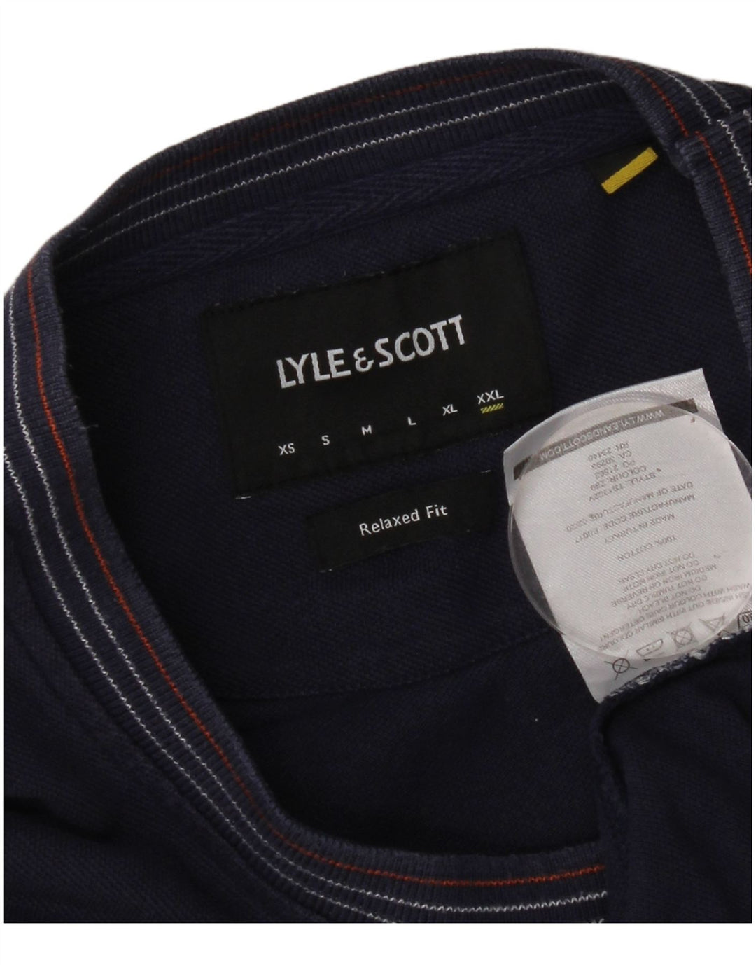 T-shirt męski Lyle & Scott, 2XL, granatowy, bawełniany