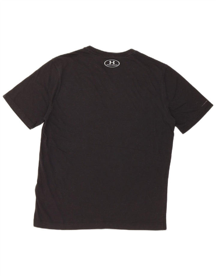 Męska koszulka Under Armour Heat Gear Top, średnia, czarna, bawełniana