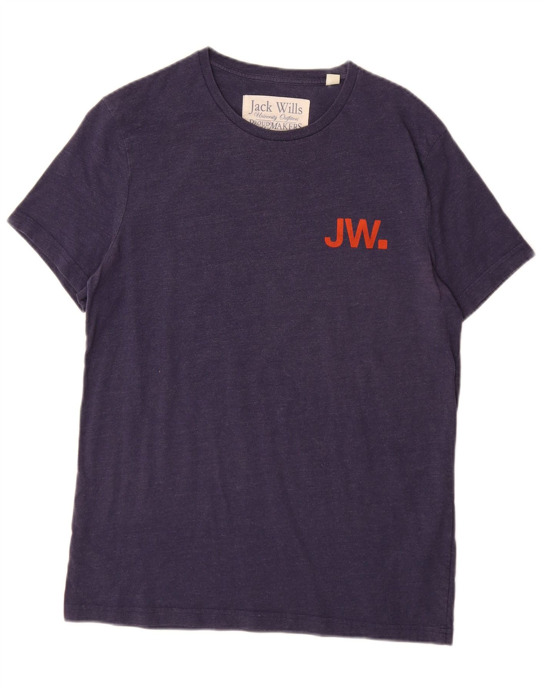 Męski T-shirt z grafiką Jack Wills, mały, granatowy, bawełniany