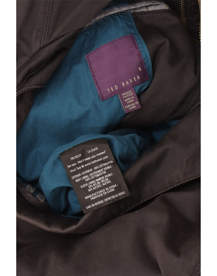 Męska kurtka użytkowa Ted Baker, rozmiar 5 XL, szara, bawełniana