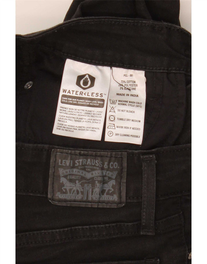 Damskie jeansy Levi's 715 Bootcut W25 L27 Czarna bawełna