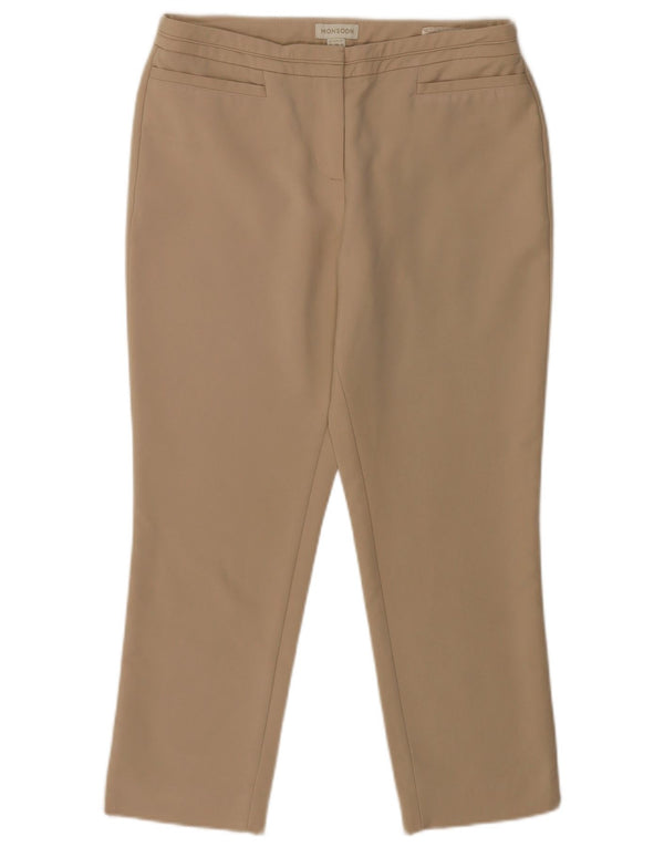 Krótkie spodnie damskie Monsoon UK 10 Small W30 L25 Beżowa bawełna