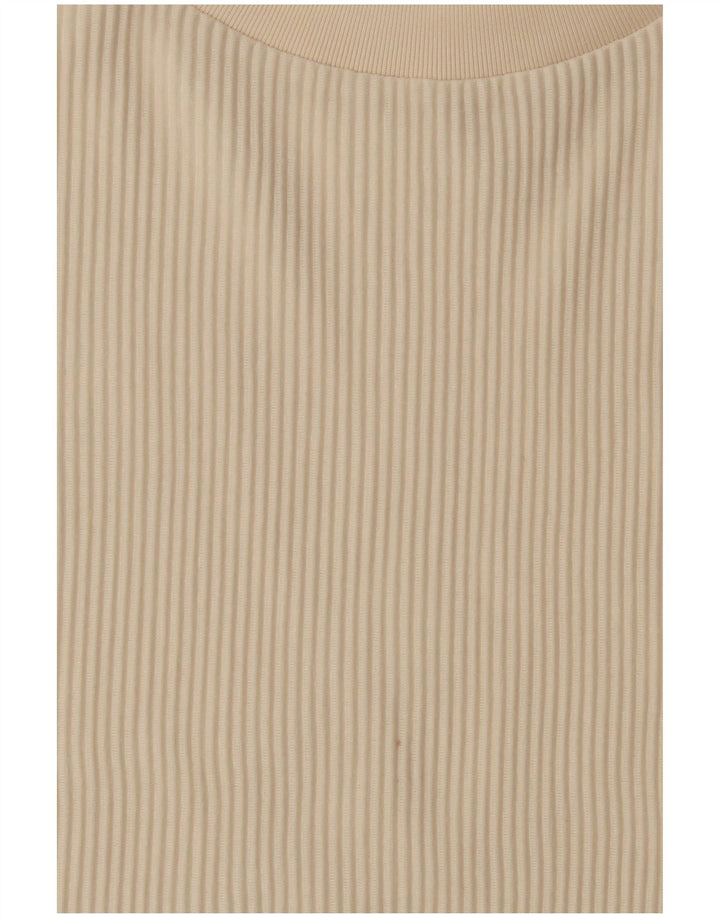 Damska kamizelka oversize Adidas Top UK 8 Small Beżowy Poliester