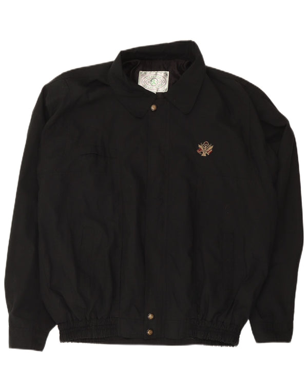 Męska kurtka bomberka Vintage UK 42 XL czarna