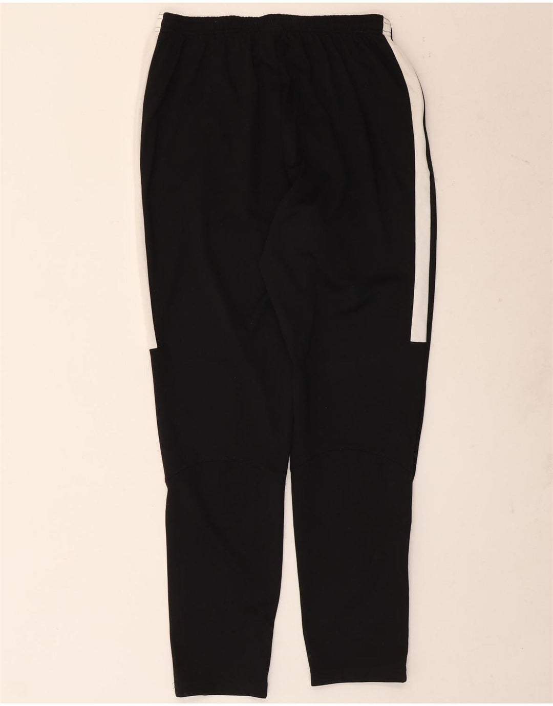 Męskie spodnie dresowe Nike Dri Fit, duży czarny poliester z blokami kolorów