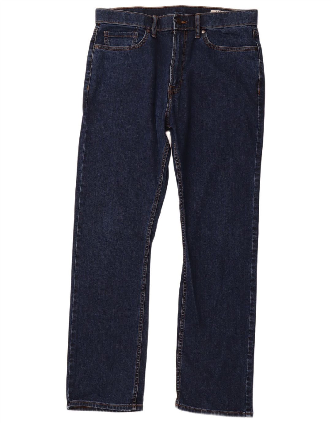 MARKS & SPENCER Męskie proste dżinsy W34 L31 Granatowa bawełna