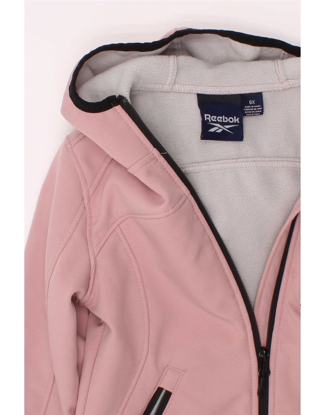 Kurtka dziewczęca Reebok dresowa Top 5-6 lat różowa
