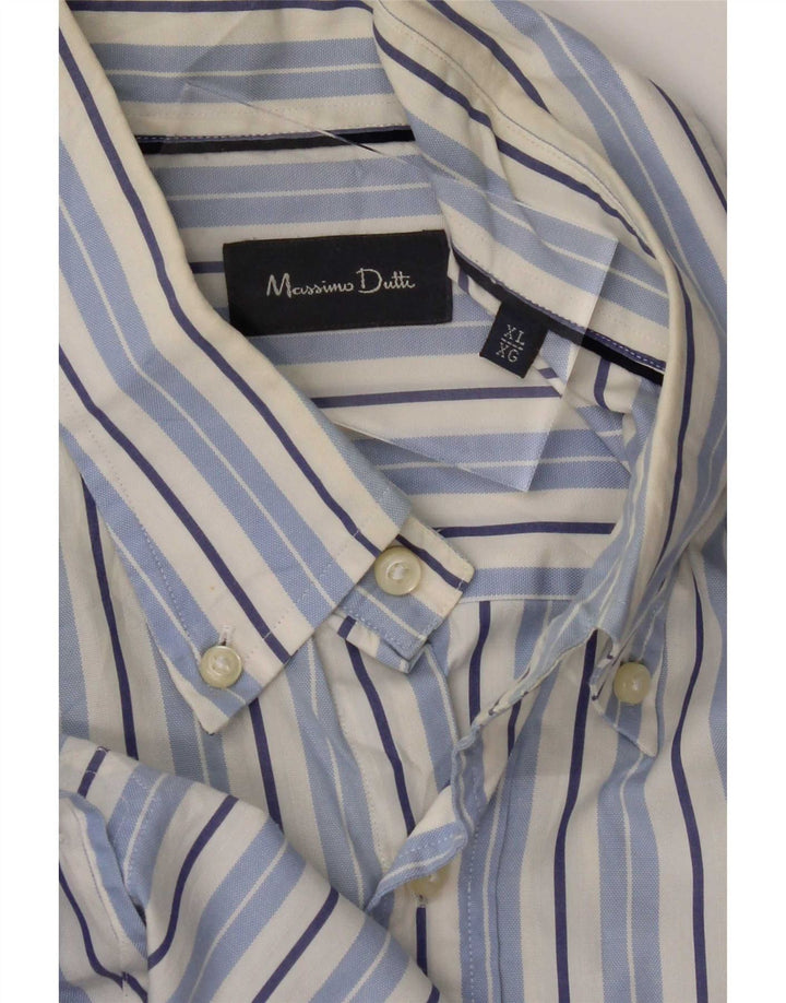 Koszula męska Massimo Dutti XL w niebieskie prążki