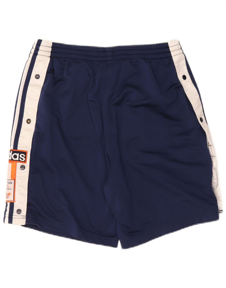 ADIDAS Mens Graphic Sport Shorts Medium  Navy Blue Colourblock