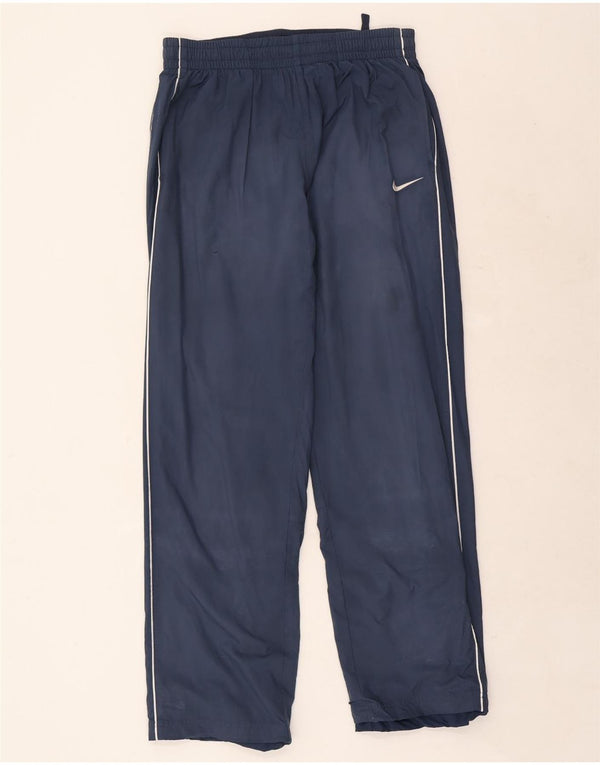 Nike Mens Tracksuit Trousers Medium  Navy Blue Polyester