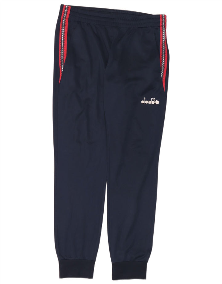 Męskie spodnie dresowe Diadora Joggers, średni granat, blok kolorów