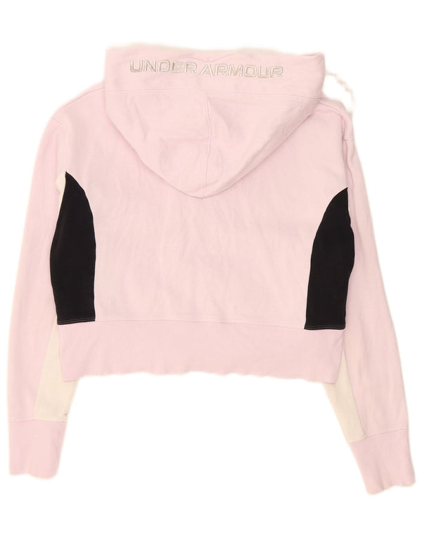 Damski sweter z kapturem Under Armour, UK 14, średni różowy, blok kolorów