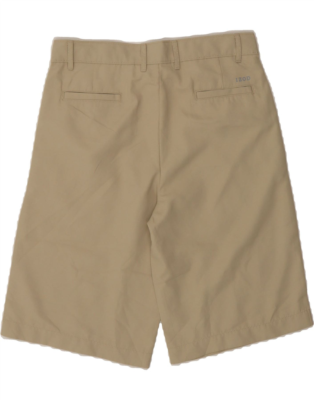 IZOD Boys Golf Chino Shorts 15-16 Years W30 Beige Polyester Vintage Izod and Second-Hand Izod from Messina Hembry 