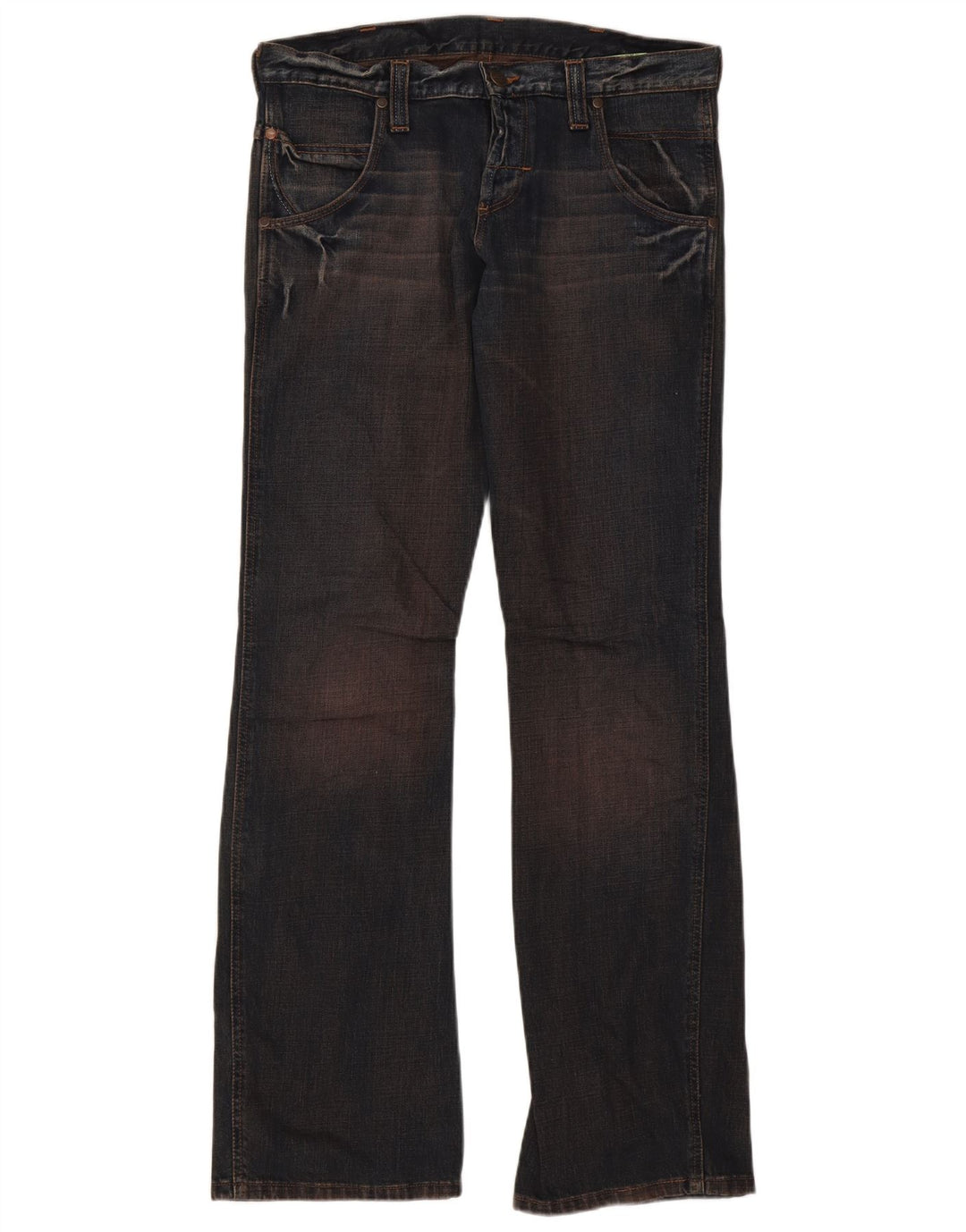 Męskie jeansy Wrangler Sharkey Bootcut W32 L34 Granatowa bawełna