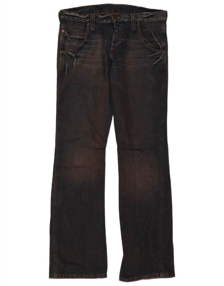 Męskie jeansy Wrangler Sharkey Bootcut W32 L34 Granatowa bawełna