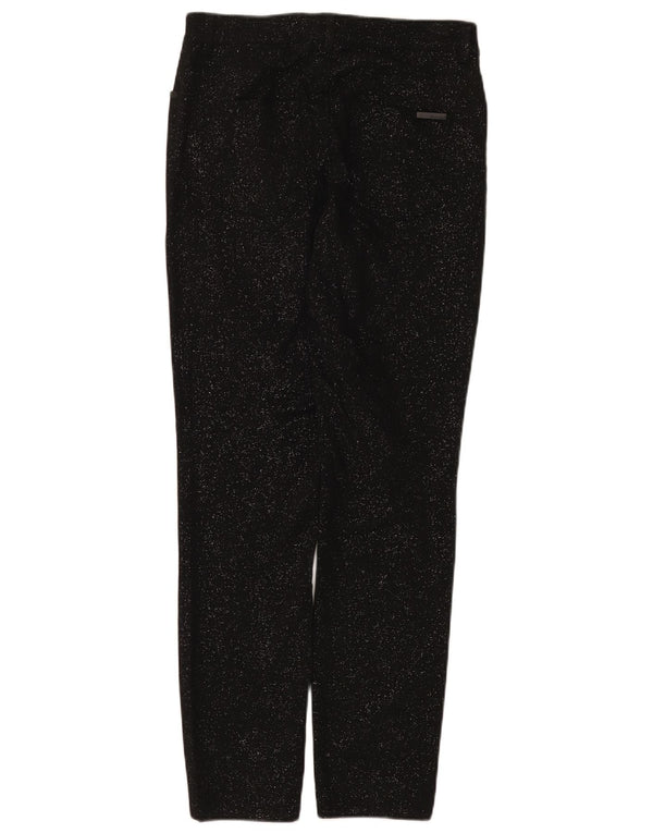 Phase Eight Womens Slim Casual Trousers UK 12 Medium W30 L29 Black Flecked