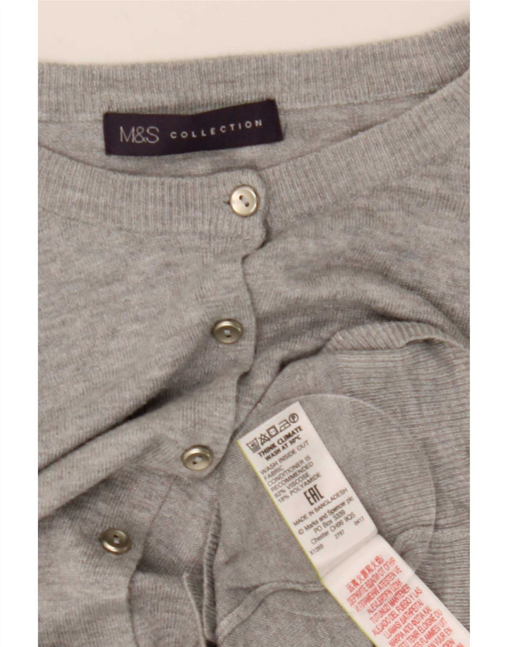Sweter damski Marks & Spencer UK 12, średnioszary, wiskoza